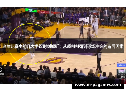 老詹比赛中的几大争议时刻解析：从裁判判罚到球场冲突的背后因素